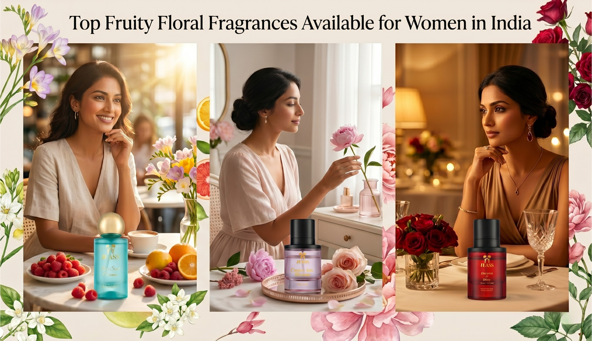 Top Fruity Floral Fragrances Available for Women in India