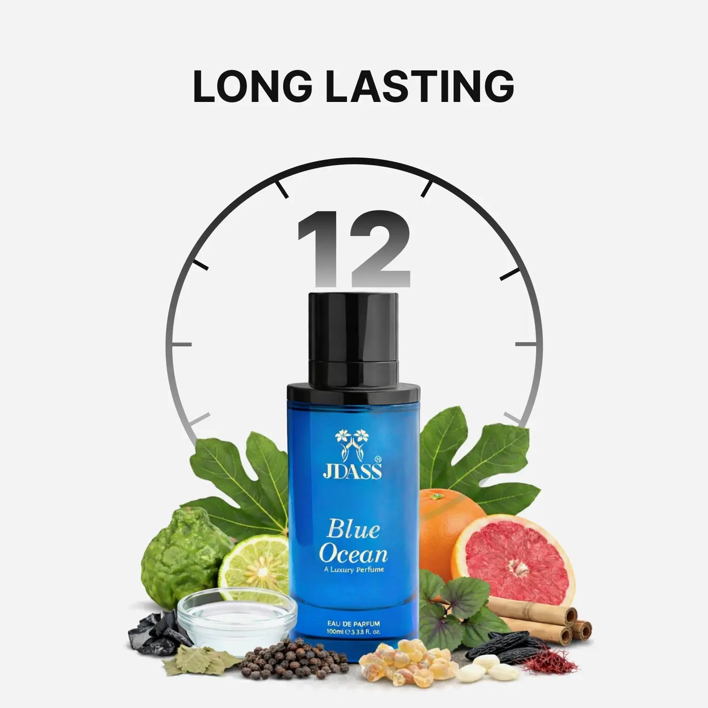 Java Blue Cologne Blue Fragrance for Men | Aqua Citrus Fresh Luxury Perfume – Jdass
