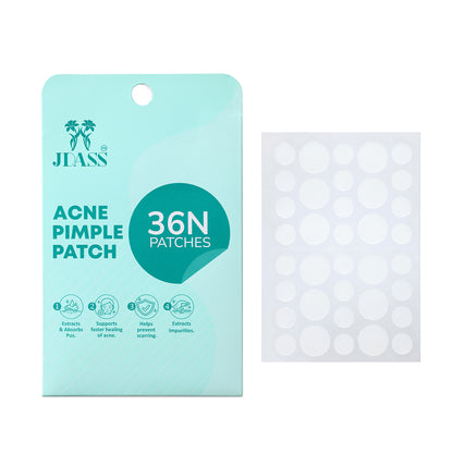 Acne Pimple Patches with Hydrocolloid & Salicylic Acid - 36 Dots
