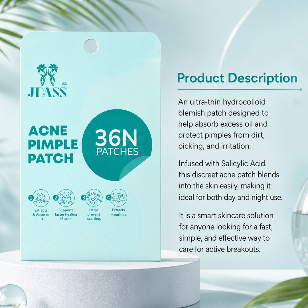 Acne Pimple Patches with Hydrocolloid & Salicylic Acid - 36 Dots