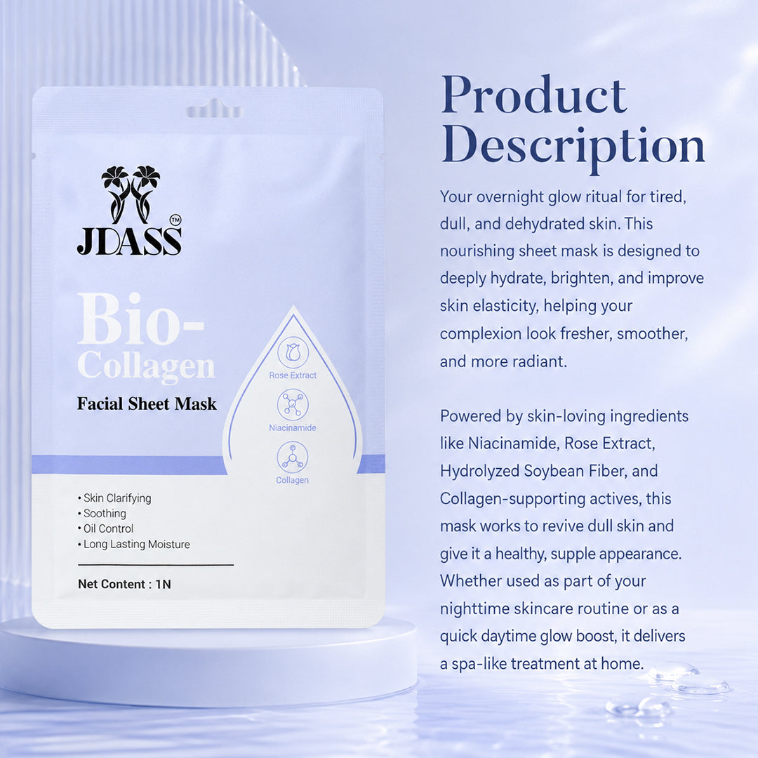 BioCollagen Mask with Rose Extract and Niacinamide