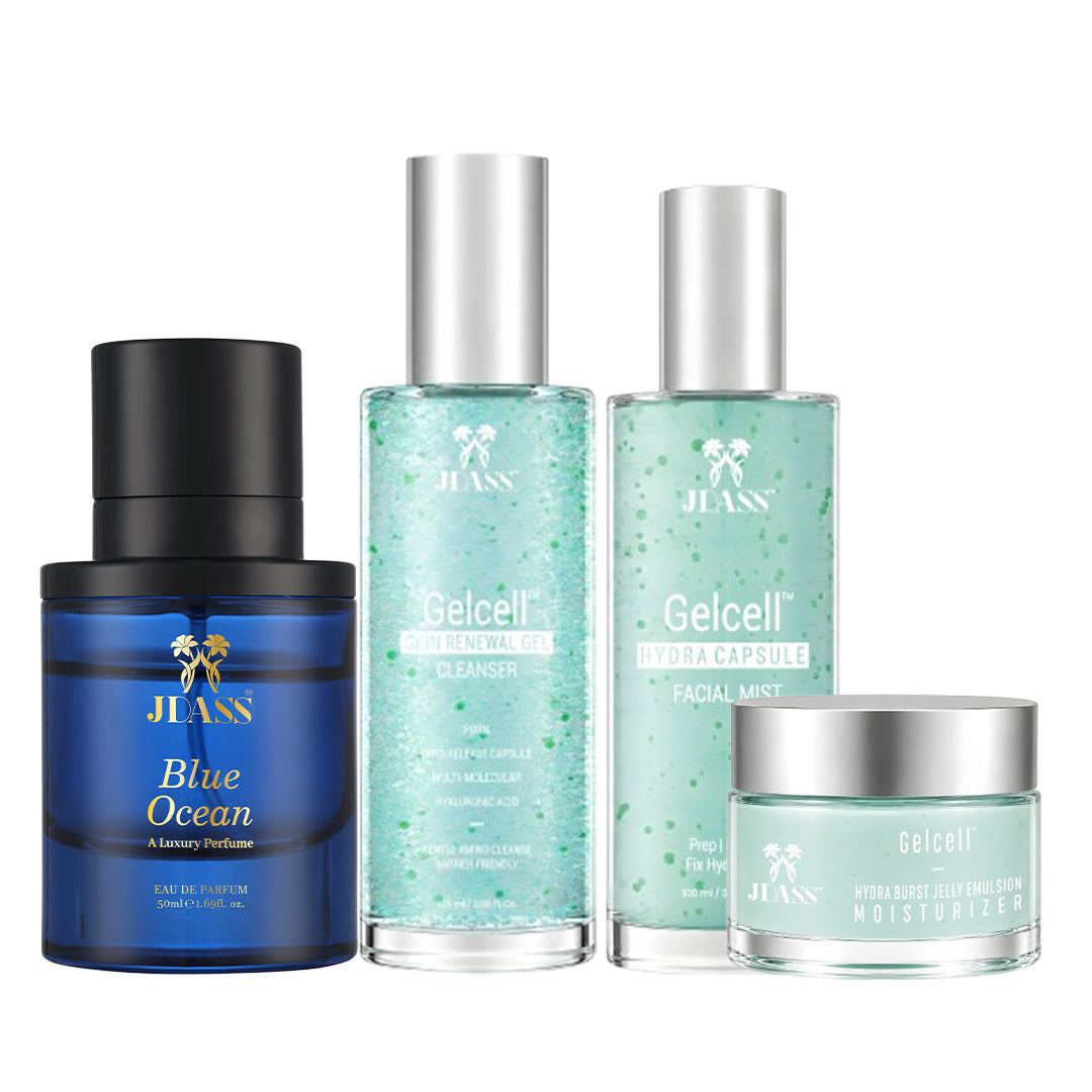 Blue Ocean 50ml + Cleanser + Toner + Moisturizer