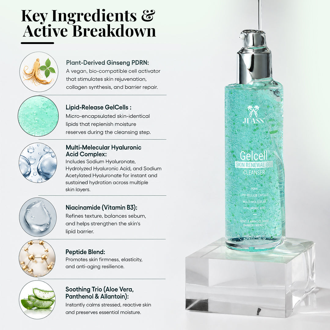 JDASS GelCell Skin Renewal Gel Cleanser - Ginseng PDRN