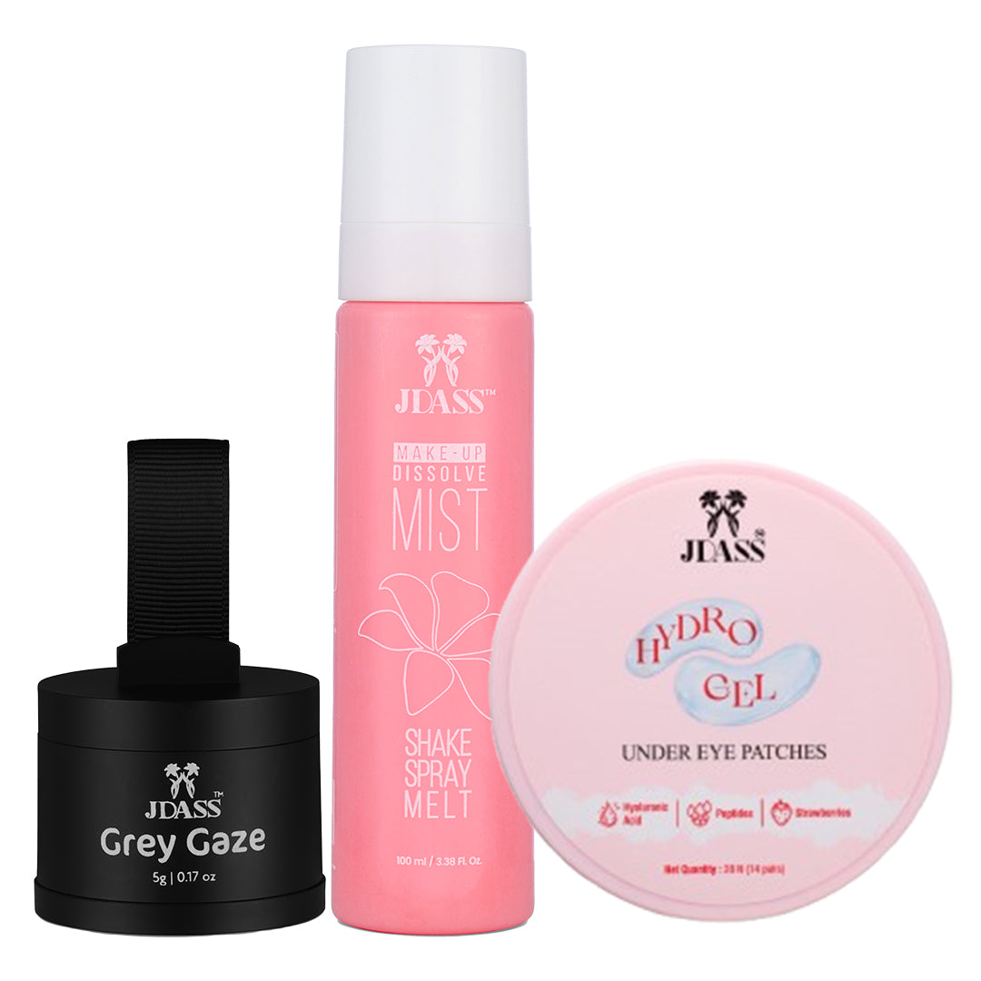 Black Grey Gaze + Makeup Remover Mist + Under Eye Patches