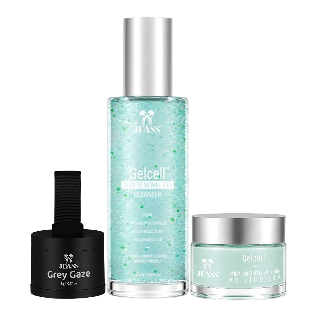 Black Grey Gaze + Cleanser + Moisturizer