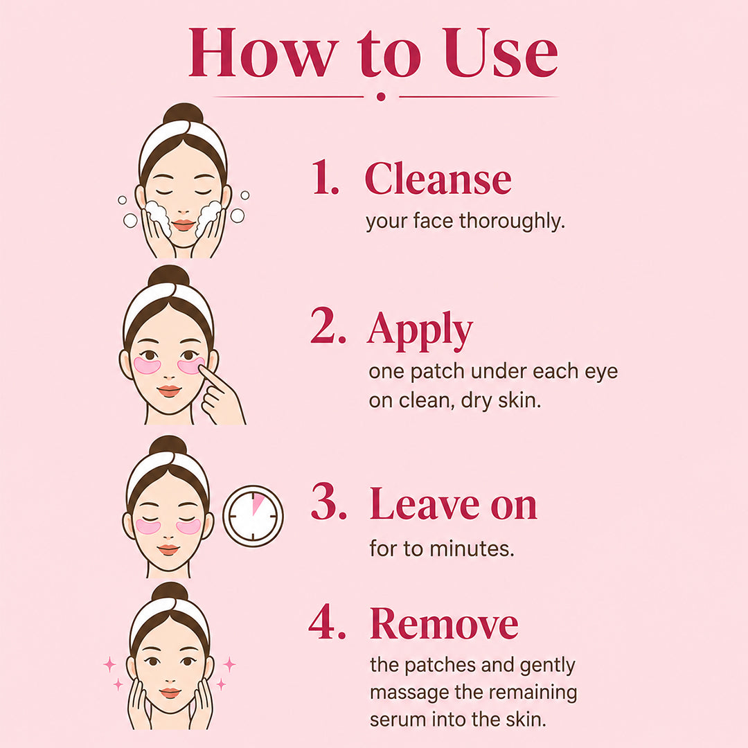 Hydrogel Under Eye Patches for Dark Circles & Puffiness