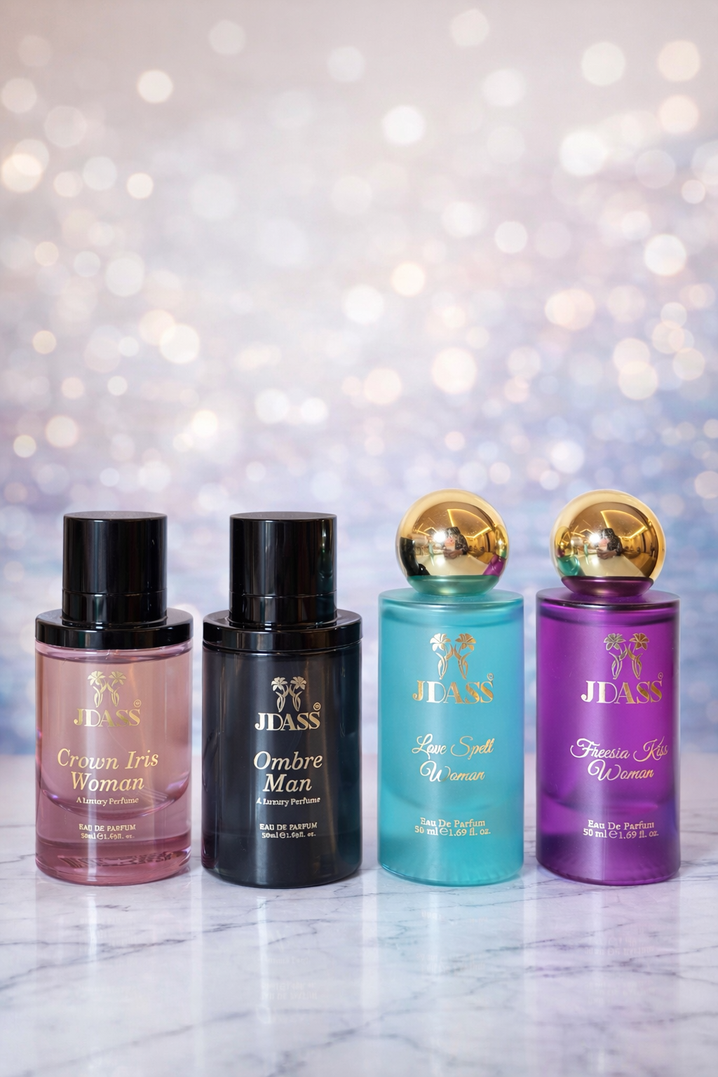 Kriti Special Combo ( Crown Iris + Fressia Kiss + Love Spell & Ombre Man) 50ML Each