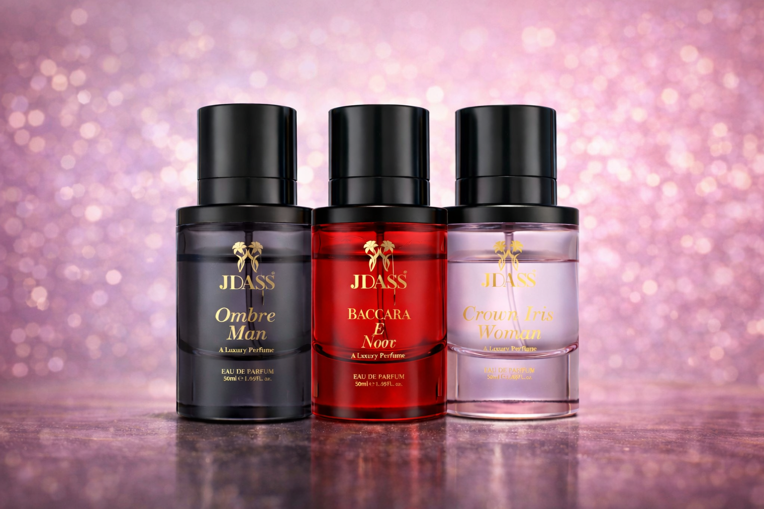 Pack of 3 (Baccara E Noor + Ombre Man + Crown Iris)