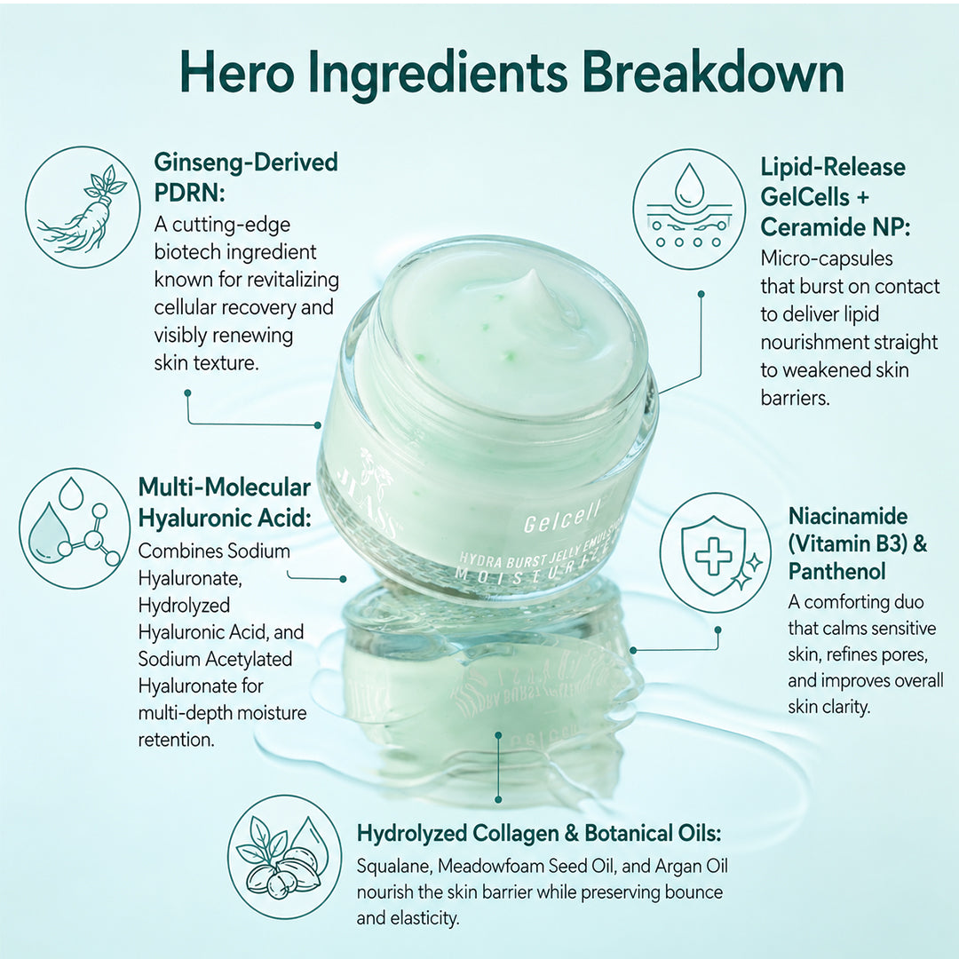 JDASS GelCell Hydra Burst Jelly Emulsion Moisturizer - Ginseng PDRN