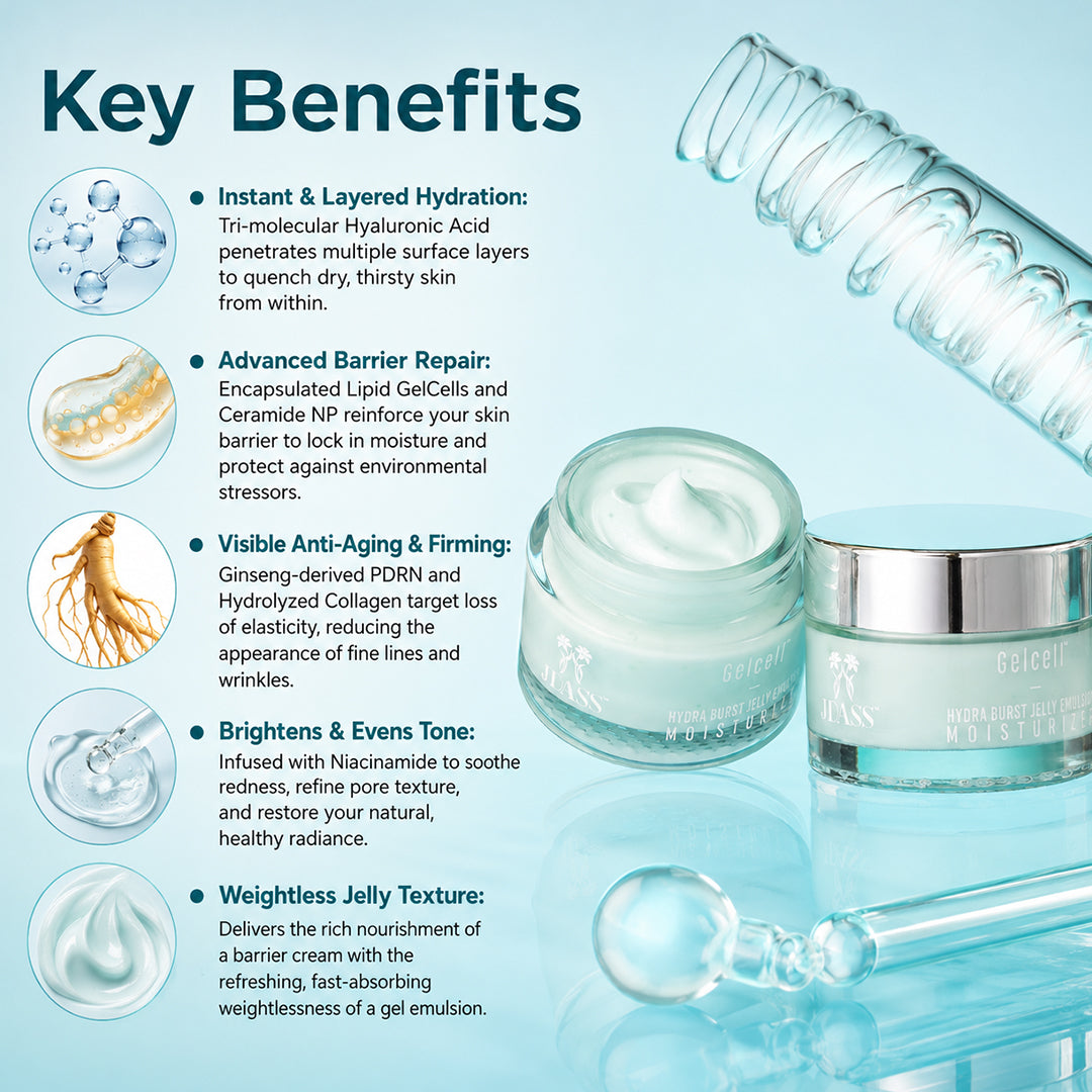 JDASS GelCell Hydra Burst Jelly Emulsion Moisturizer - Ginseng PDRN