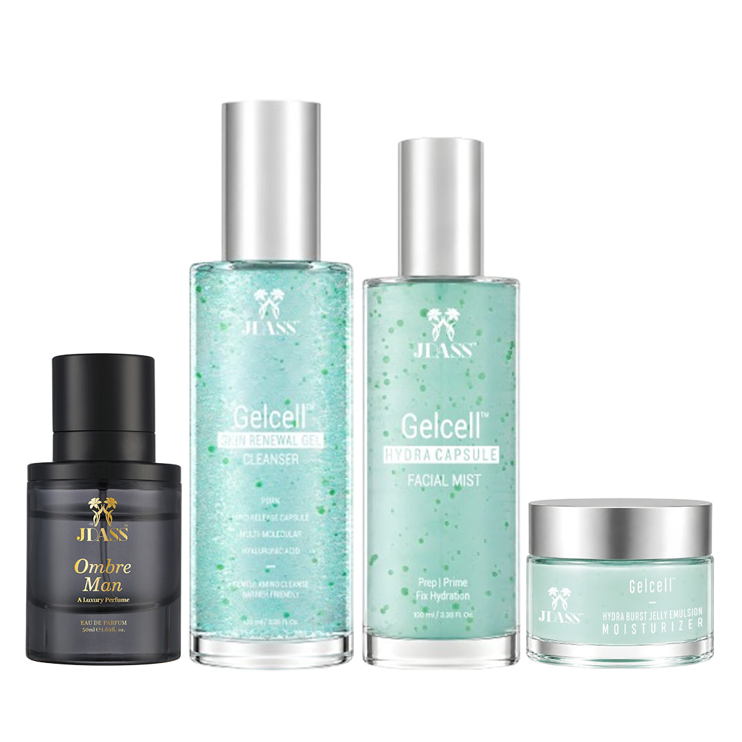 Ombre man 50ml + Cleanser + Facial mist + Moisturizer