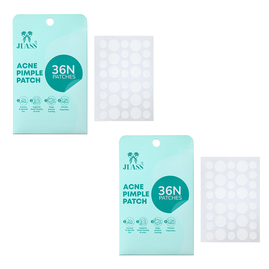 Acne Pimple Patches with Hydrocolloid & Salicylic Acid - 36 Dots