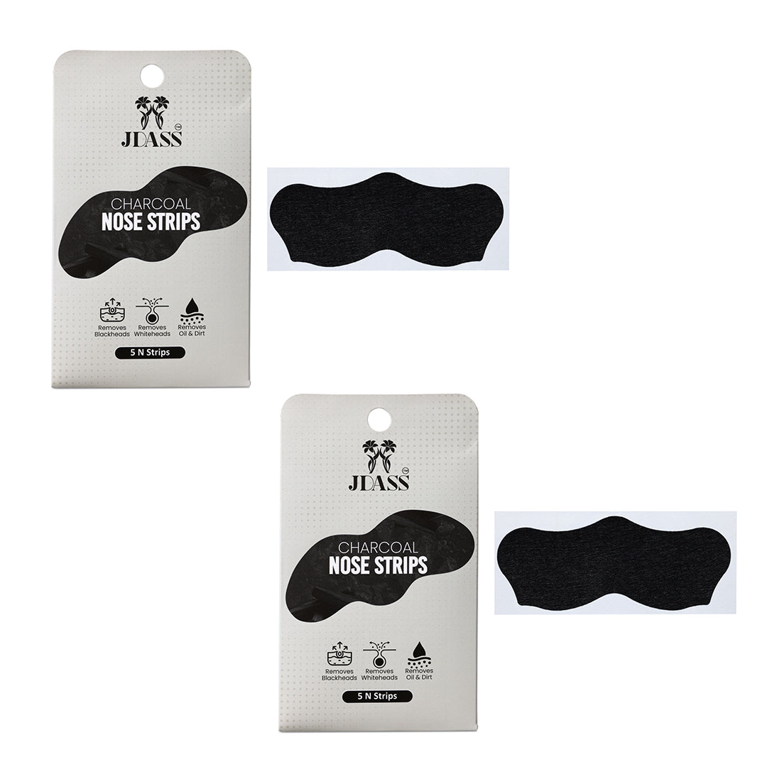 Charcoal Nose Strips - Remove Blackheads, Whiteheads, Oil & Dirt