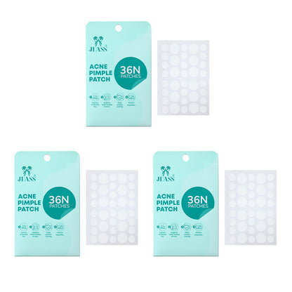 Acne Pimple Patches with Hydrocolloid & Salicylic Acid - 36 Dots