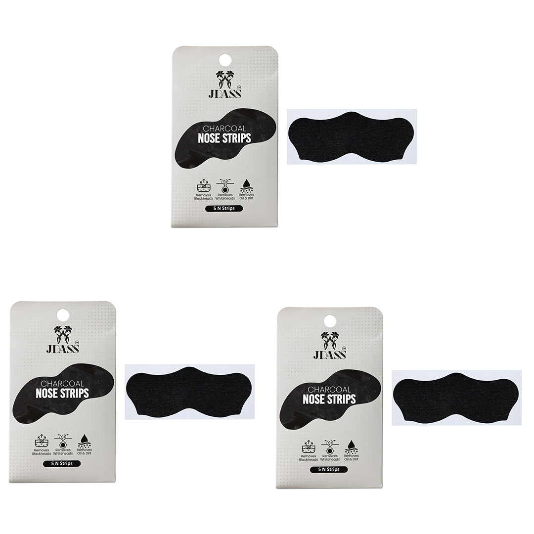 Charcoal Nose Strips - Remove Blackheads, Whiteheads, Oil & Dirt