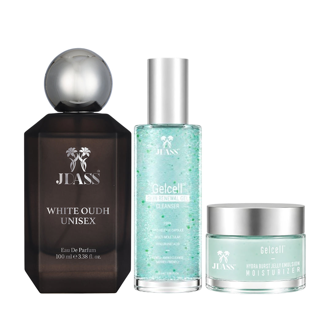 White Oud Unisex 100ml + Cleanser + Moisturizer