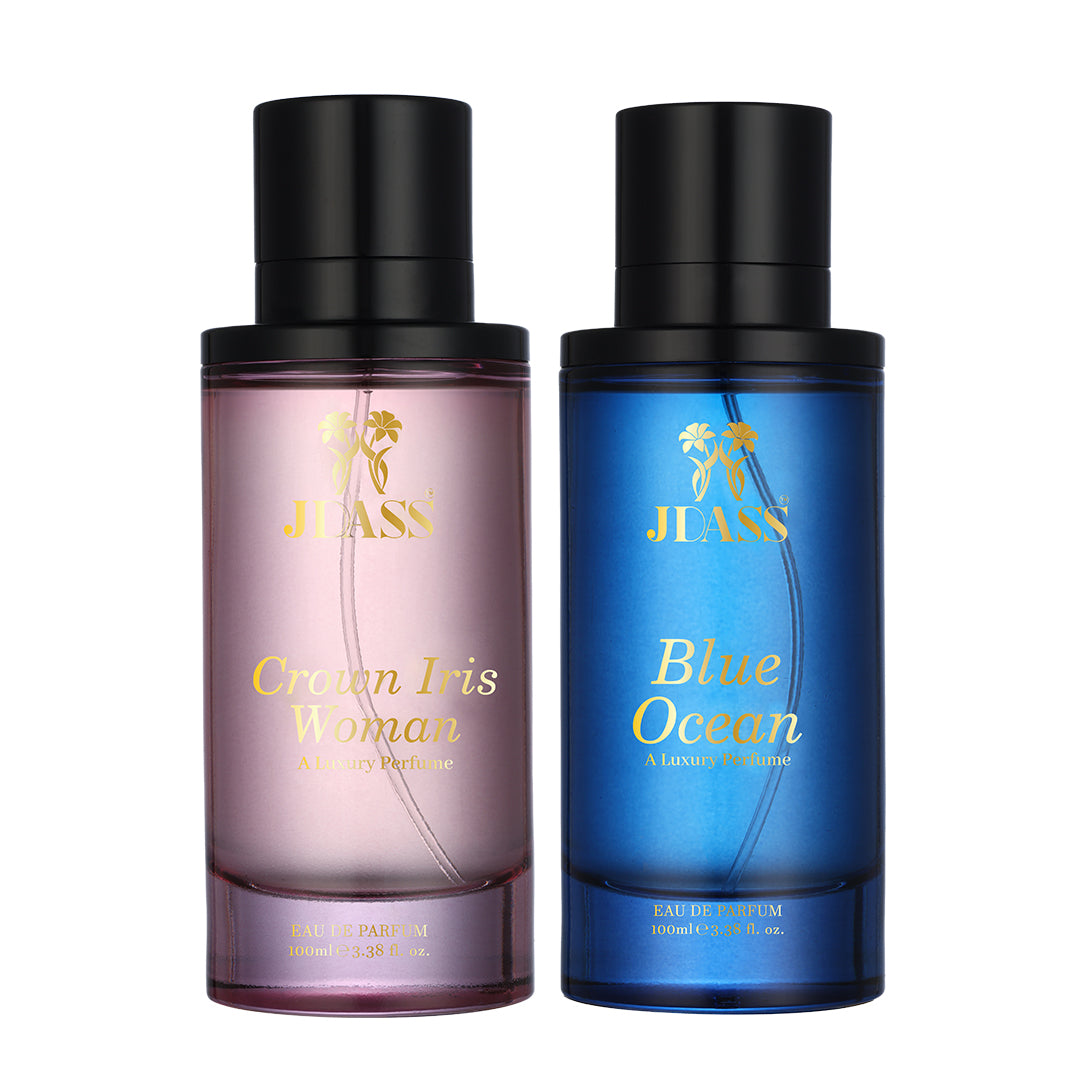 Pack of 2 - Crown Iris Woman & Blue Ocean - 100ml Each