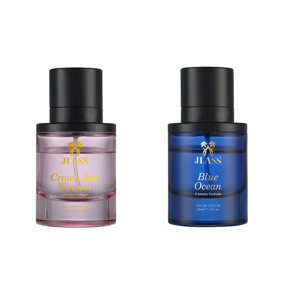 Pack of 2 - Crown Iris Woman & Blue Ocean - 50ml Each