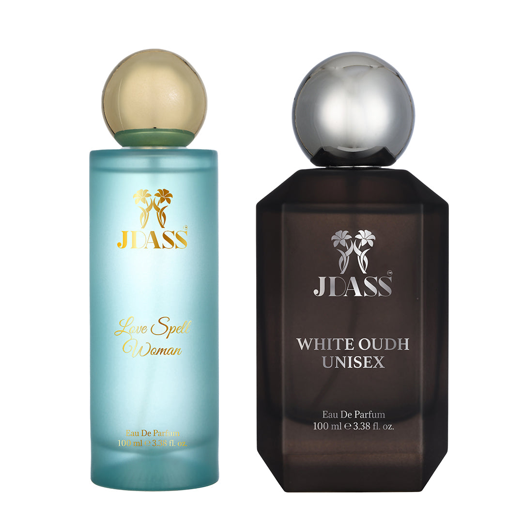 Pack of 2 - Love Spell Woman & White Oudh - 100ml Each