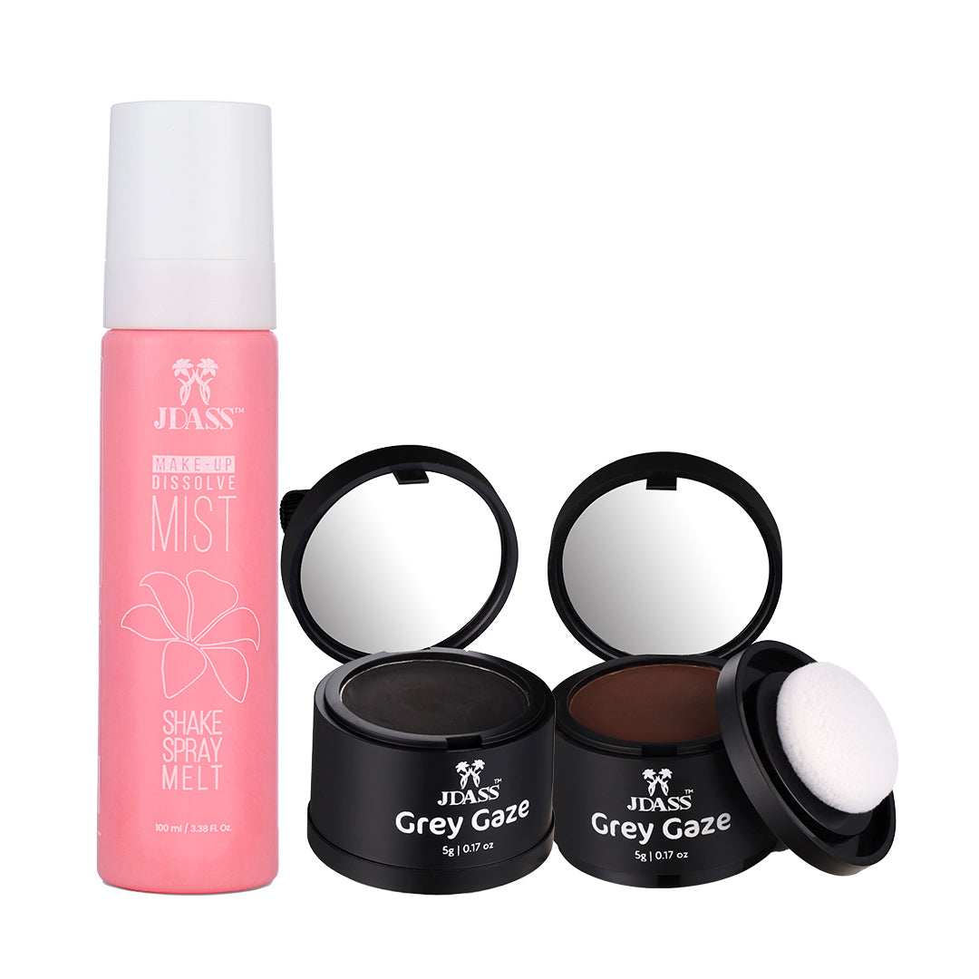Makeup Melting Spray + Grey Gaze Brown and Black